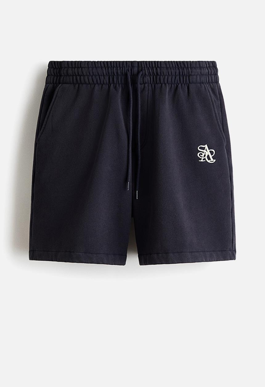 H&M - Relaxed fit shorts - navy blue