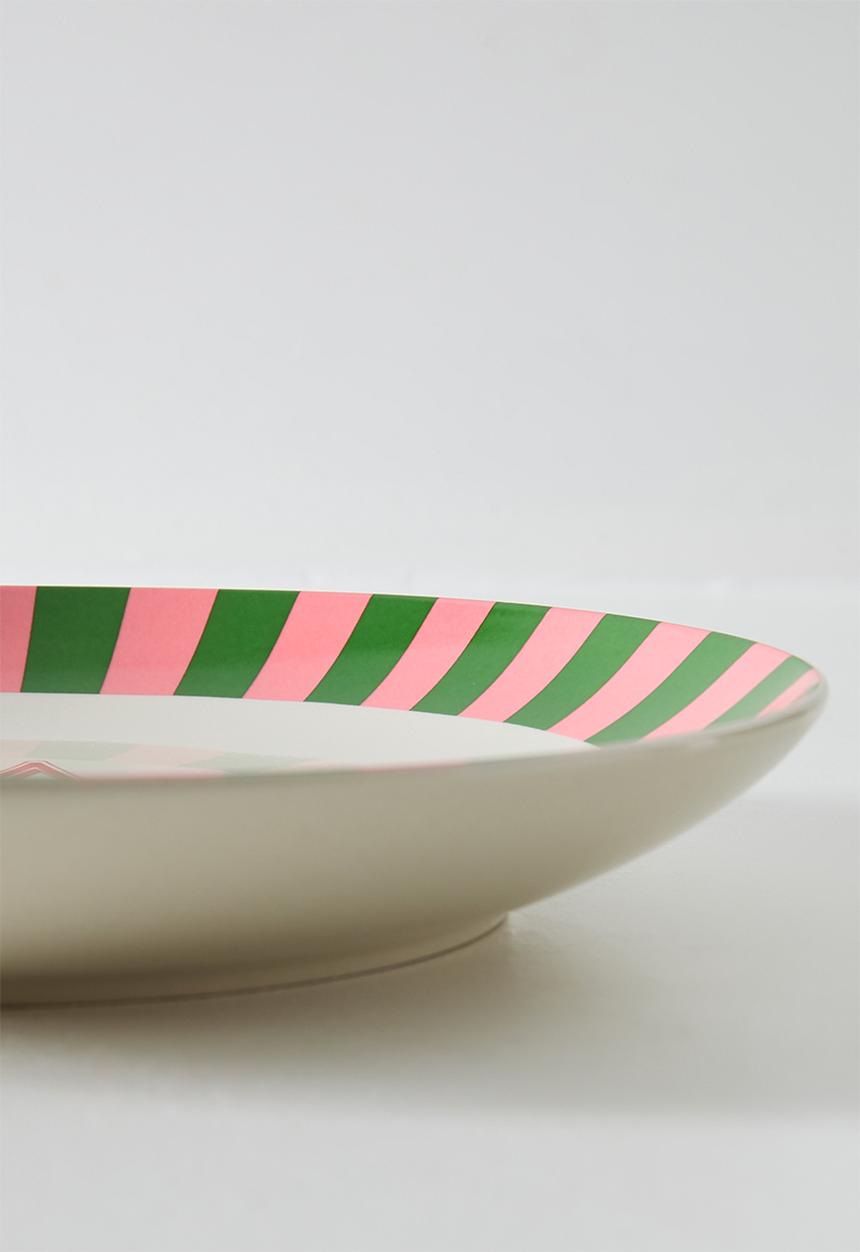 Sixth Floor - La Dolce Vita Stoneware Plate - White 
