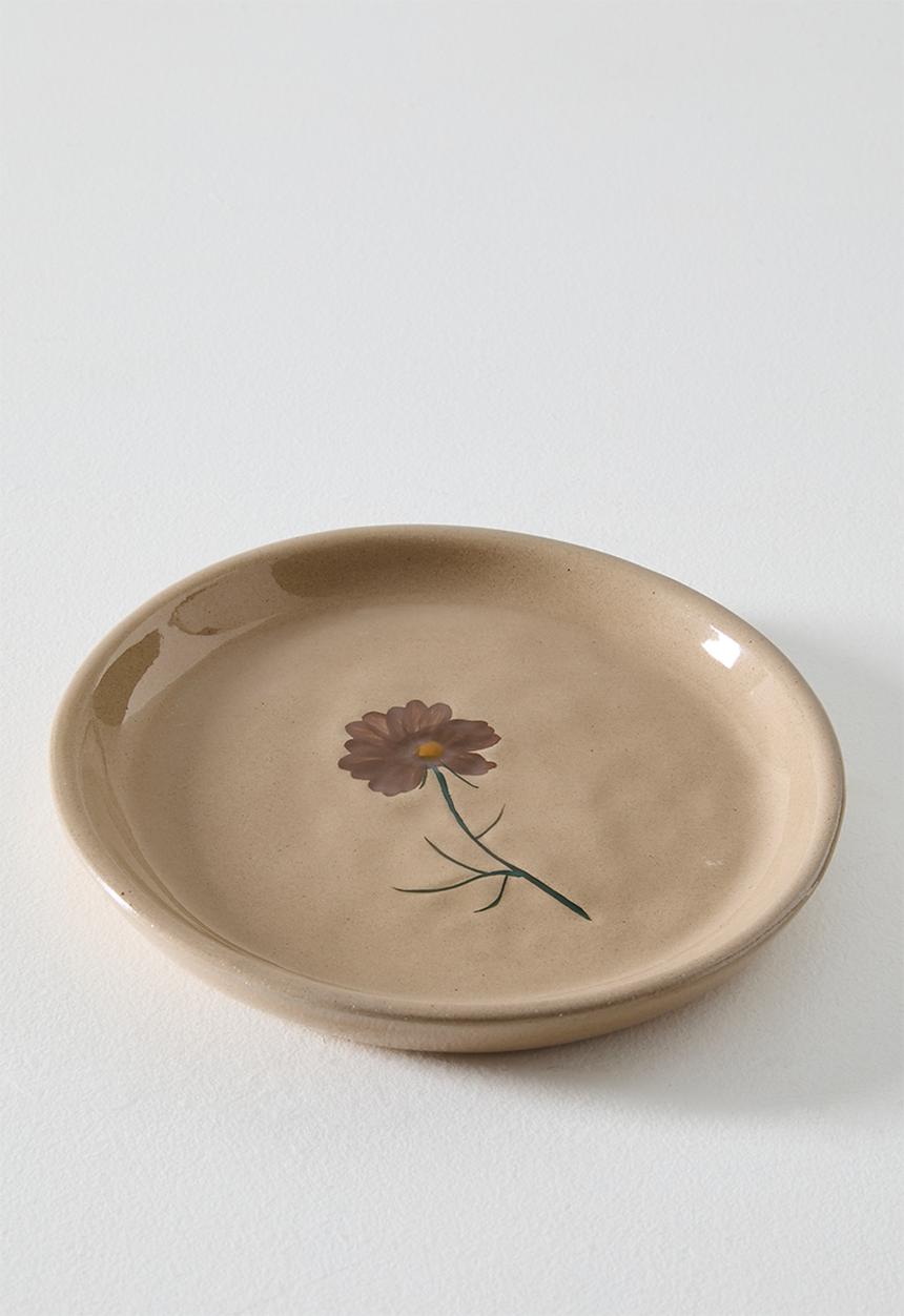 Sixth Floor - Stoneware Floral Plates 
