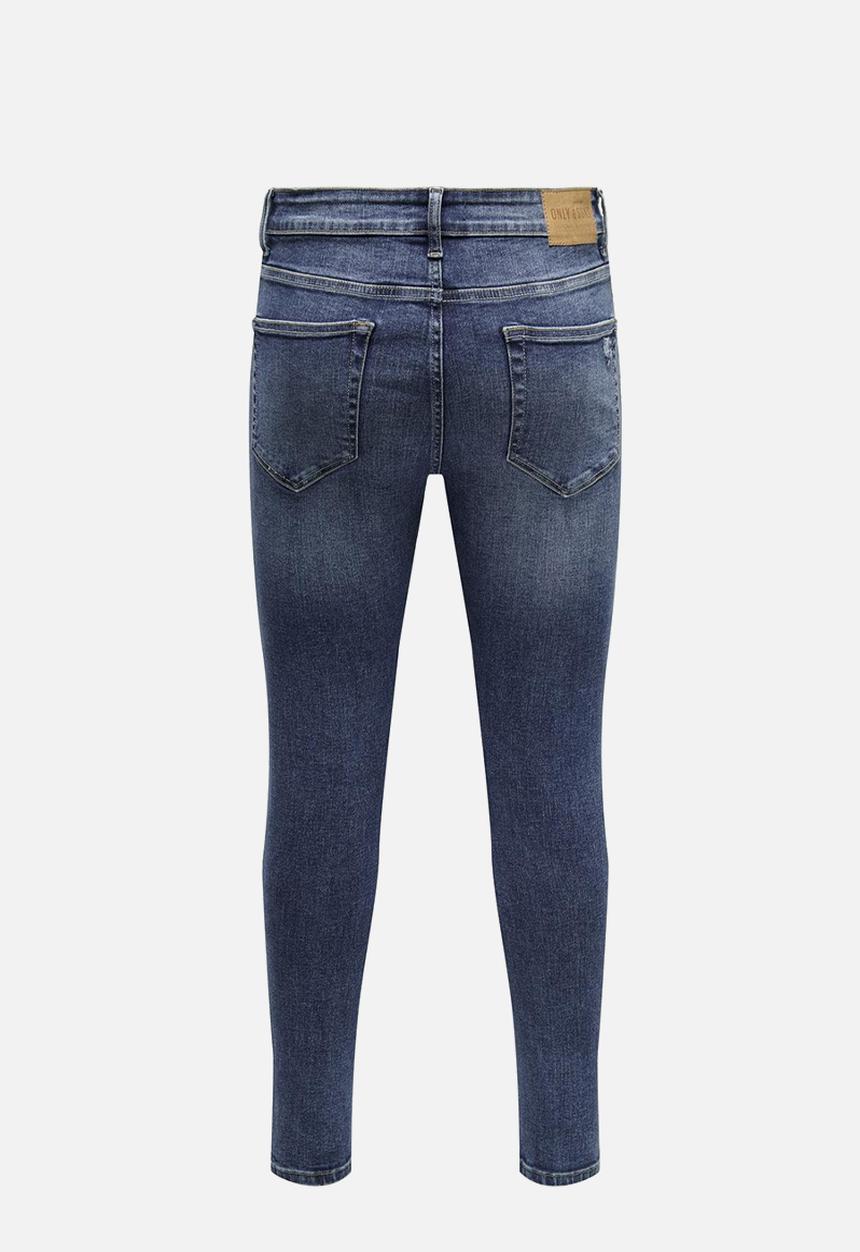 Only & Sons - ONSFLY Skinny Mas Denim Box - Blue