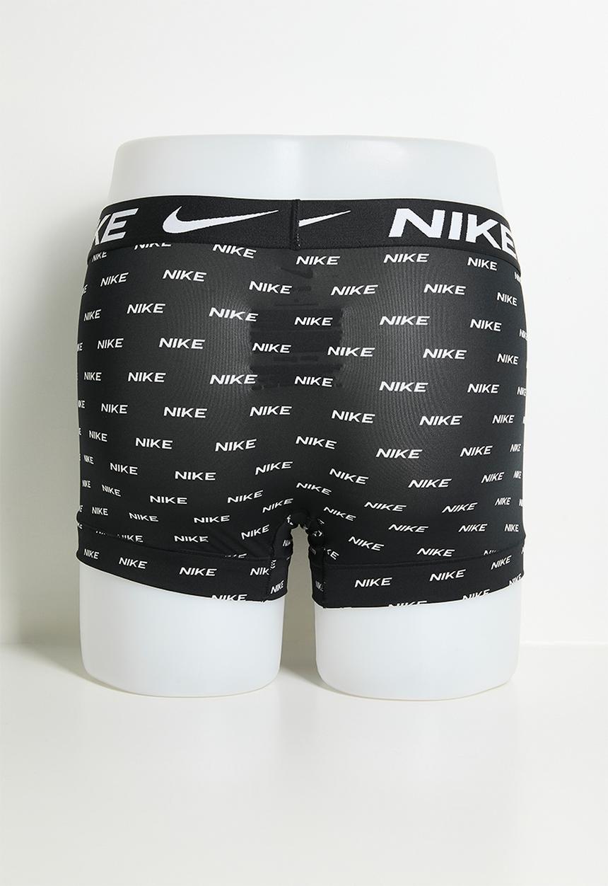 Nike - Dri-Fit Essential Micro Trunk 3 Pack - Black & Grey