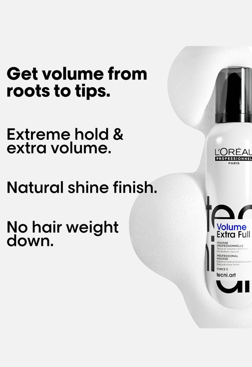 L’Oreal Professionnel - Techni.ART Full Volume Extra Strong Hold Mousse - 250ml