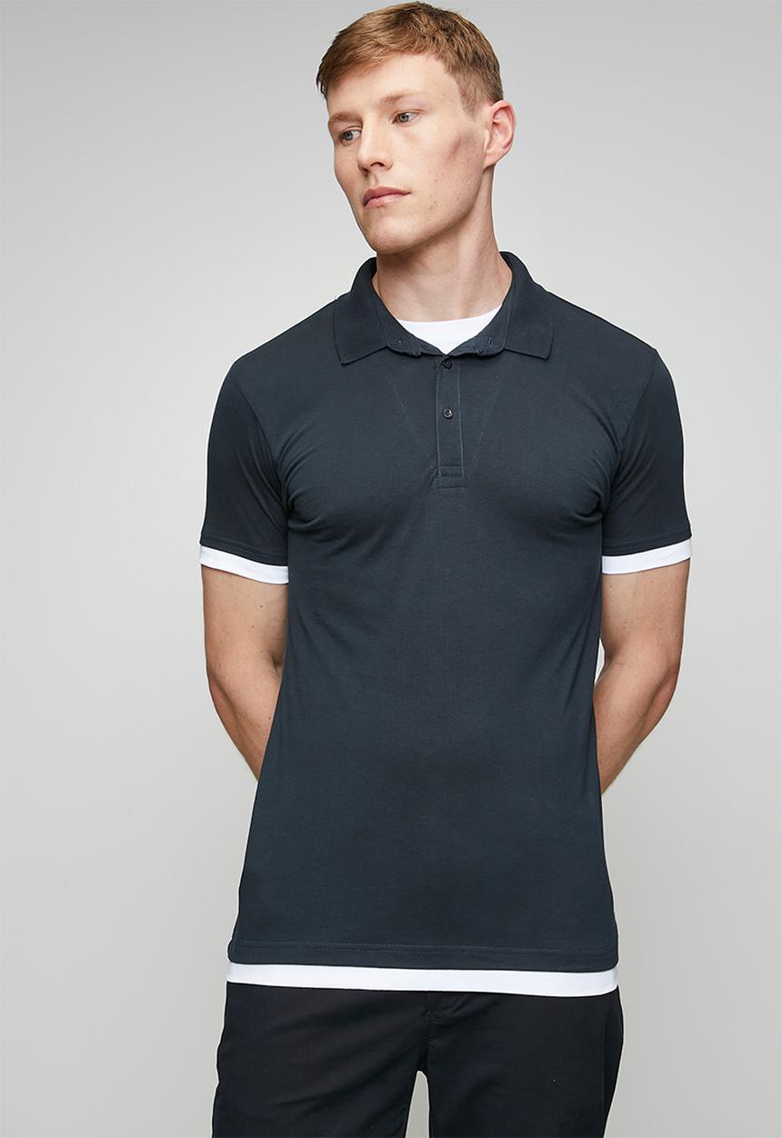 Brave Soul - Elgin Golfer - Dark Navy/ Optic White