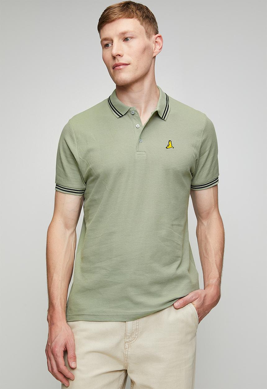 Brave Soul - Agitoc Polo - Mineral Green
