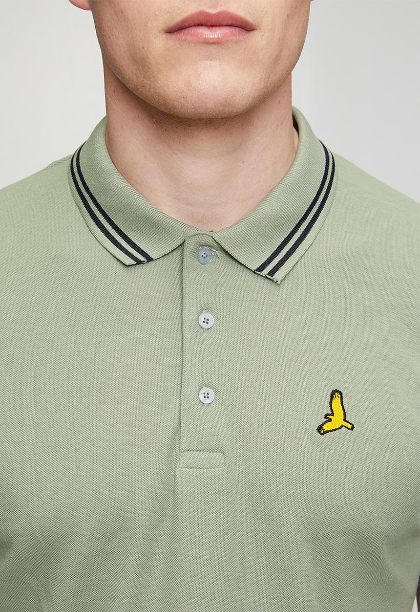 Brave Soul - Agitoc Polo - Mineral Green