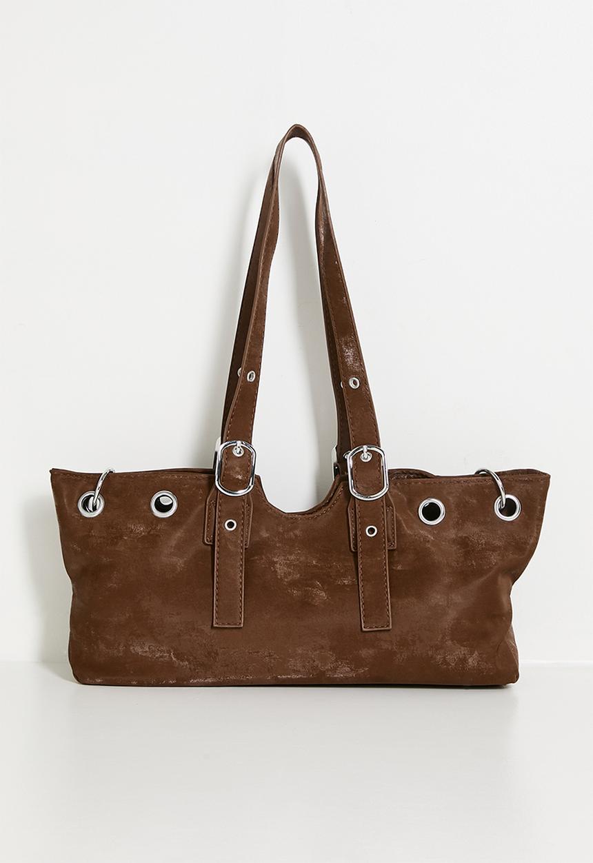 Tessa Design - Fiadh Eyelet Shoulder Bag - Brown