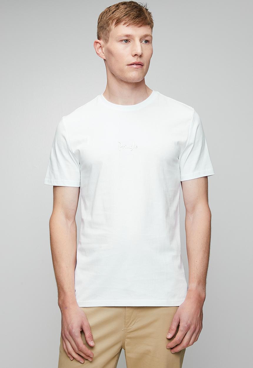 Pringle of Scotland - Pringle Henry Raised Printed Tee - White