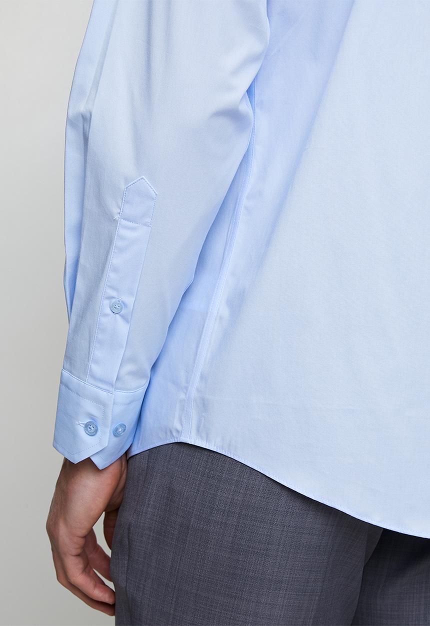 Pringle of Scotland - Pringle Jacob Long Sleeve Classic Stretch Shirt - Light Blue