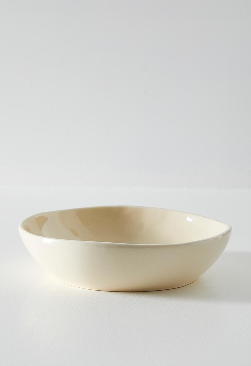 Sixth Floor - Field Flower Stoneware Serving Bowl - Natural 