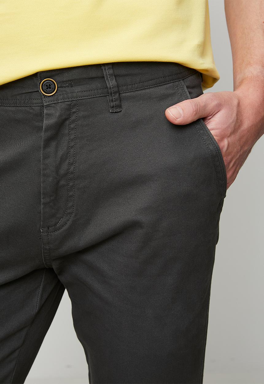 Pringle of Scotland - Pringle Jorge Tailored Smart Pant - Charcoal