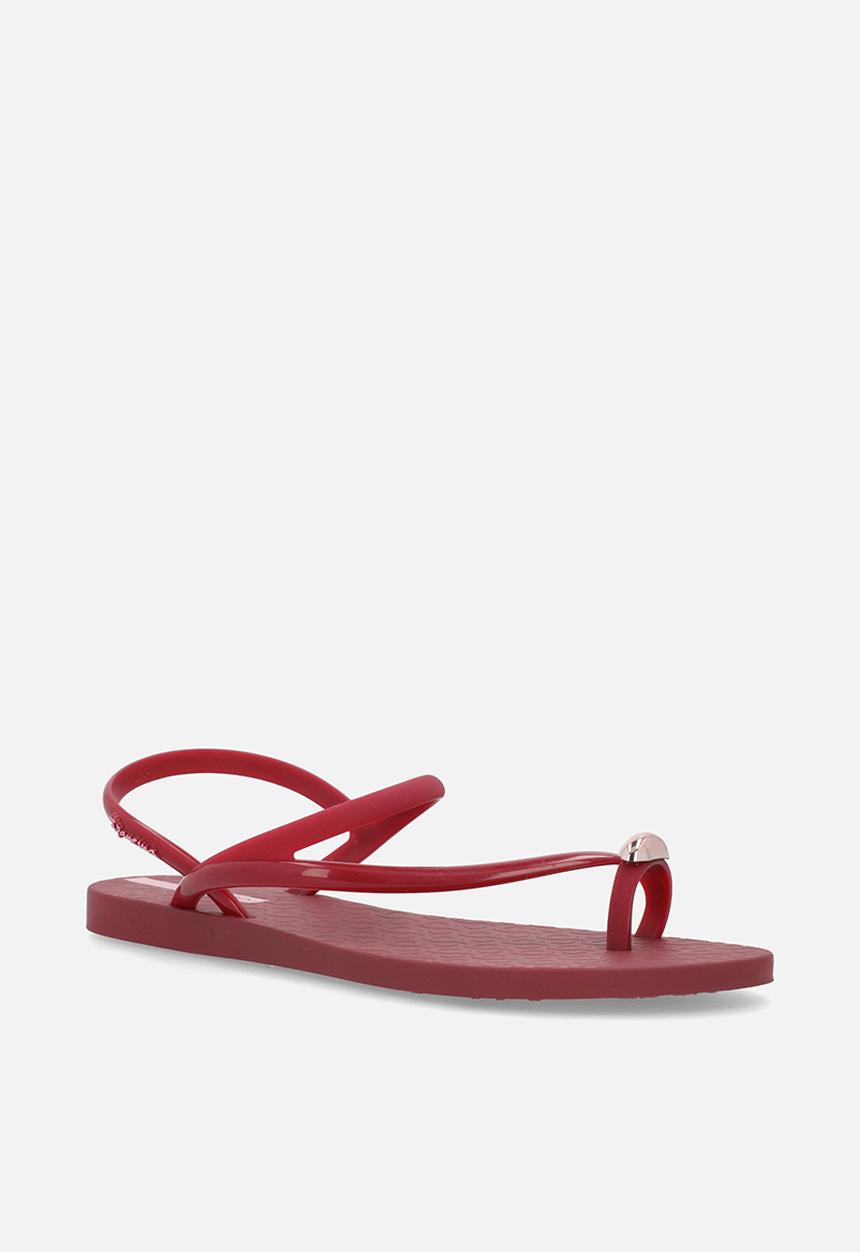Ipanema - Glam ring sandal - burgundy rose