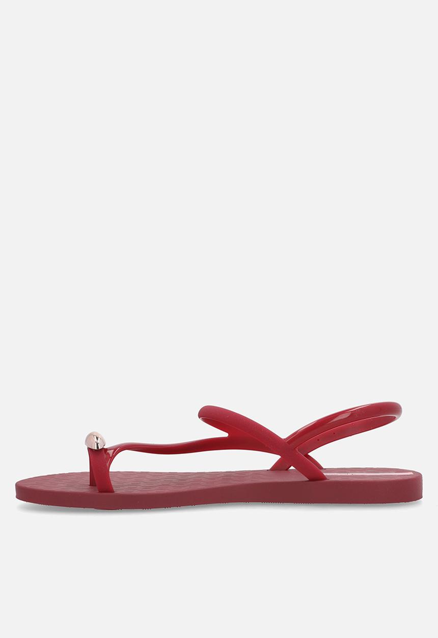 Ipanema - Glam ring sandal - burgundy rose