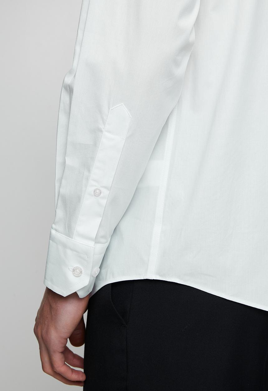 Pringle of Scotland - Pringle Jacob Long Sleeve Classic Stretch Shirt - White