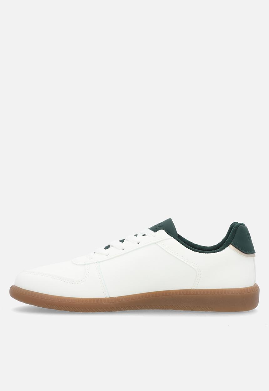 POLO - Side flash retro sneaker - white