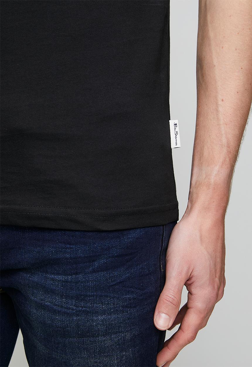 Ben Sherman - Essential Vn Short sleeve Tee Shirt - Black