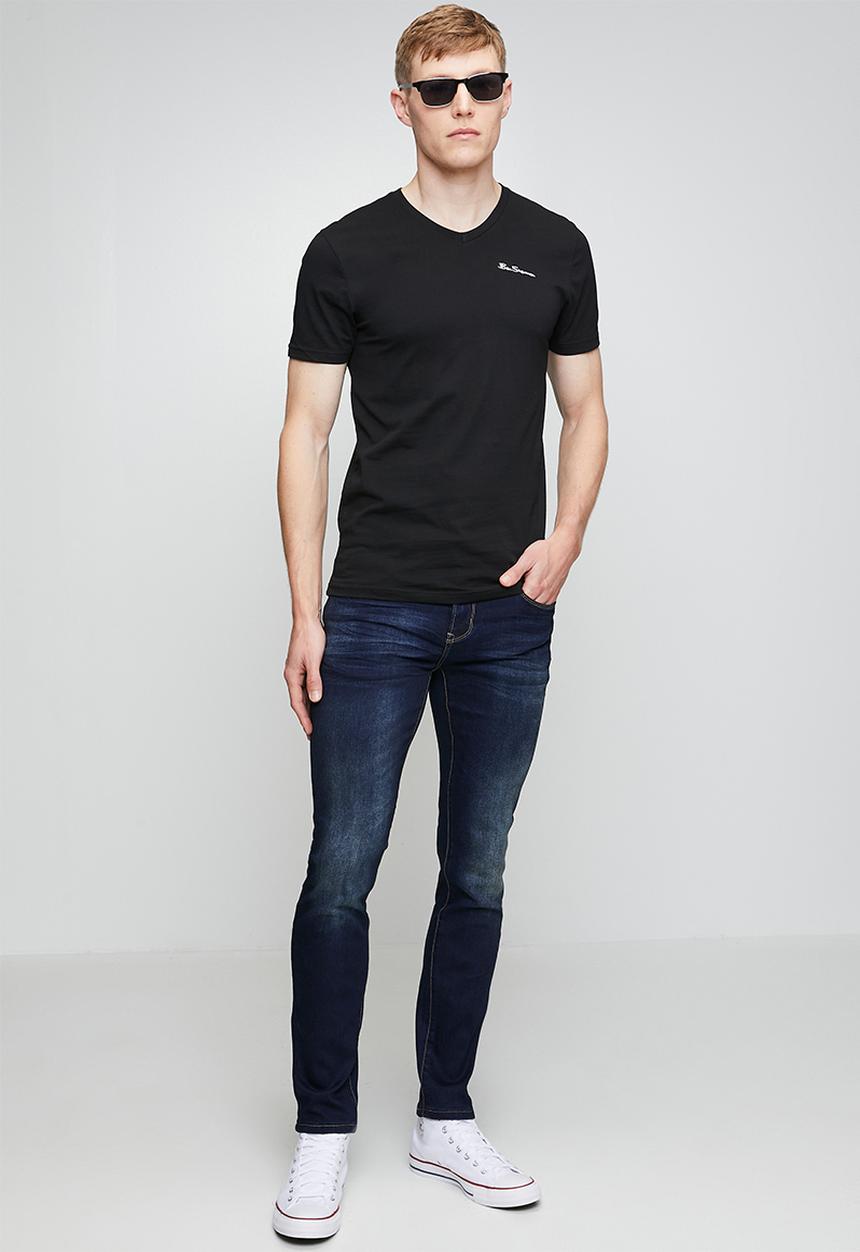Ben Sherman - Essential Vn Short sleeve Tee Shirt - Black