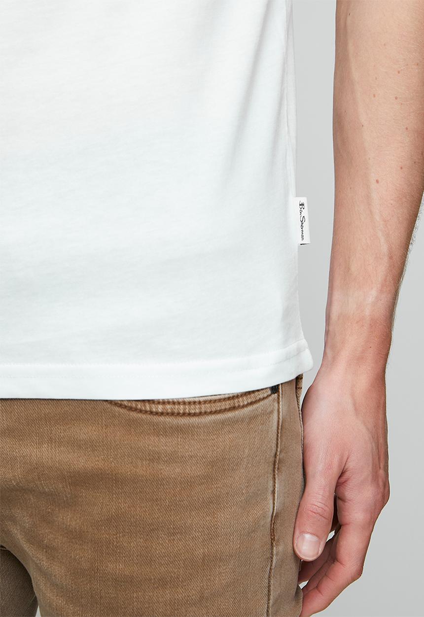 Ben Sherman - Essential Vn Short sleeve Tee Shirt - White