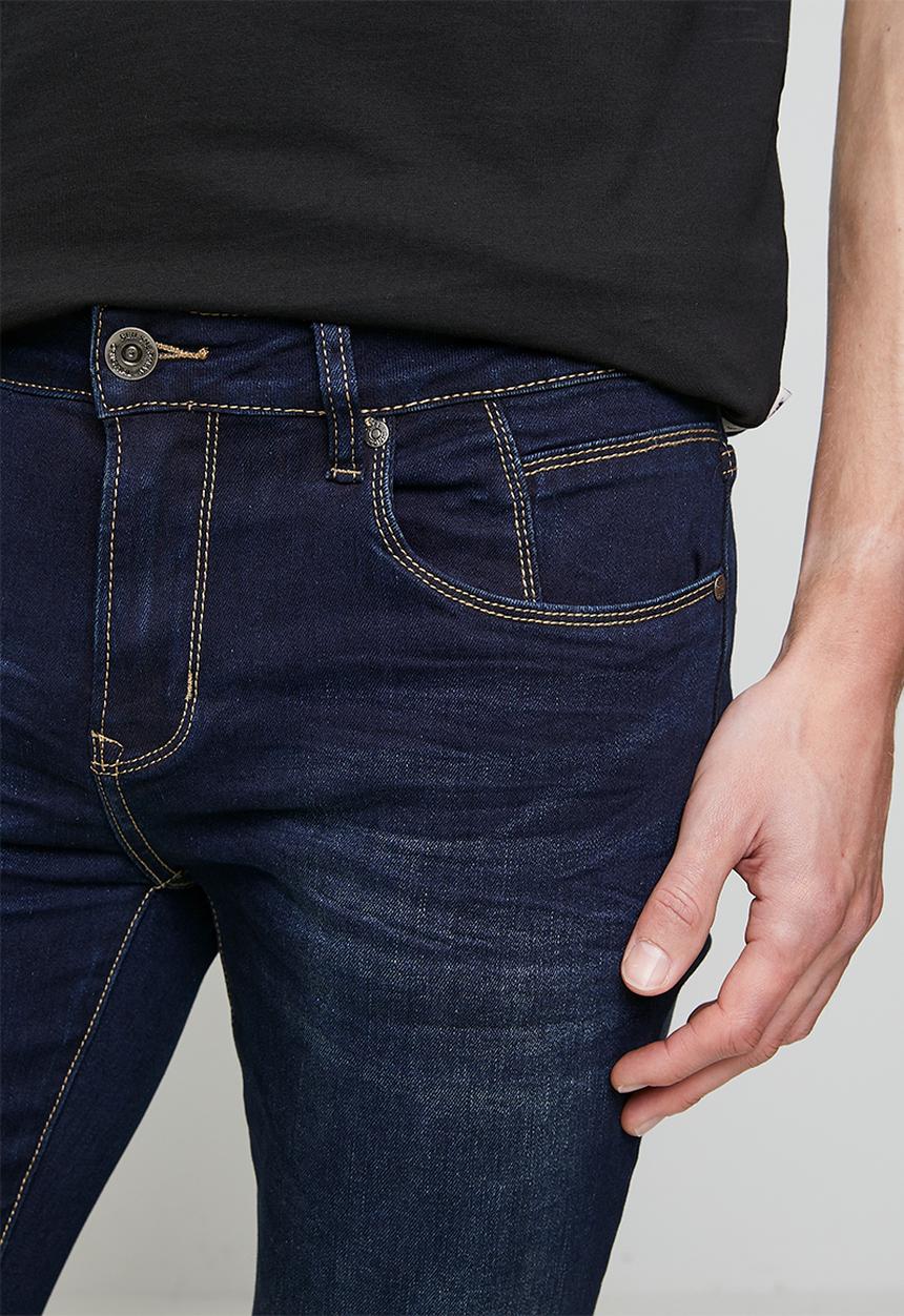 Ben Sherman - Slim Fit Enzyme Wash Denim - Dark Blue