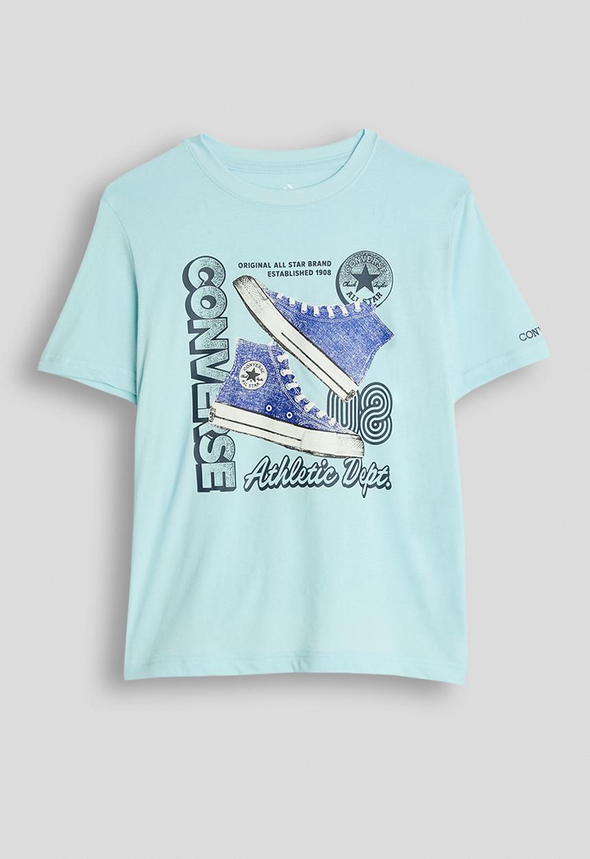 Converse - Cnvb Stacked Cnv Shoe Gfx Tee - Rained Out