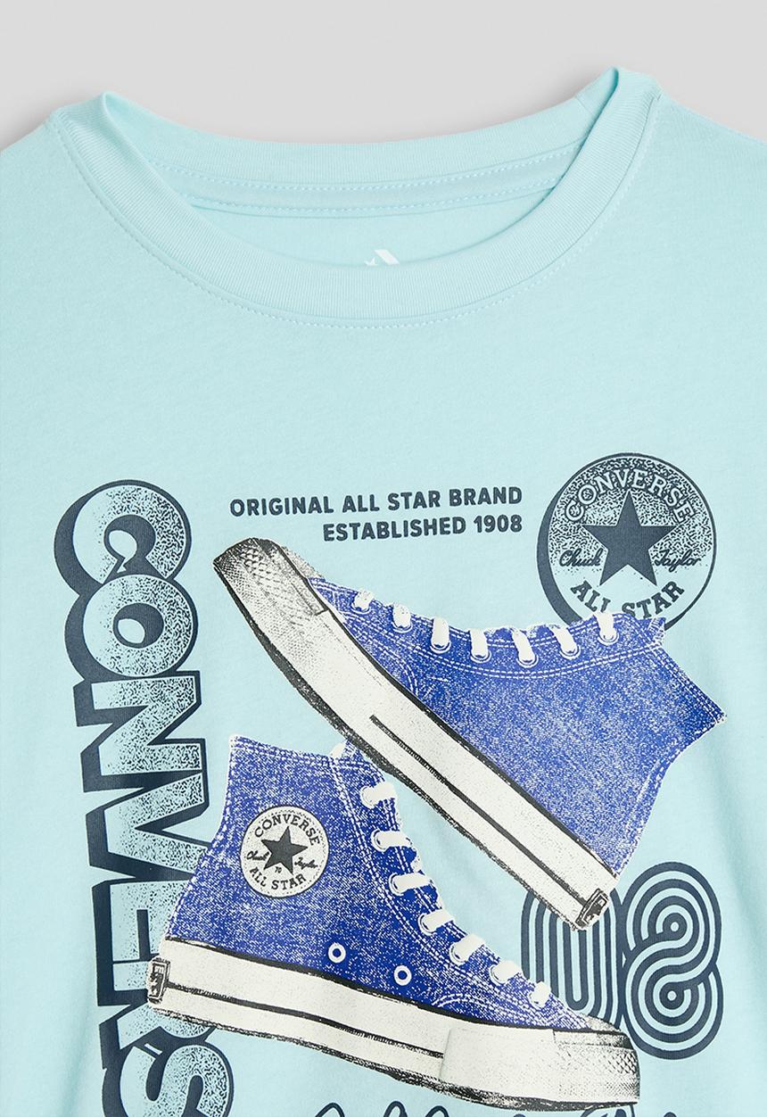 Converse - Cnvb Stacked Cnv Shoe Gfx Tee - Rained Out