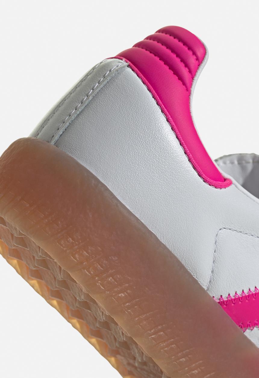 adidas Originals - Sambae J - Cloud White/Shock Pink/Gold Metallic