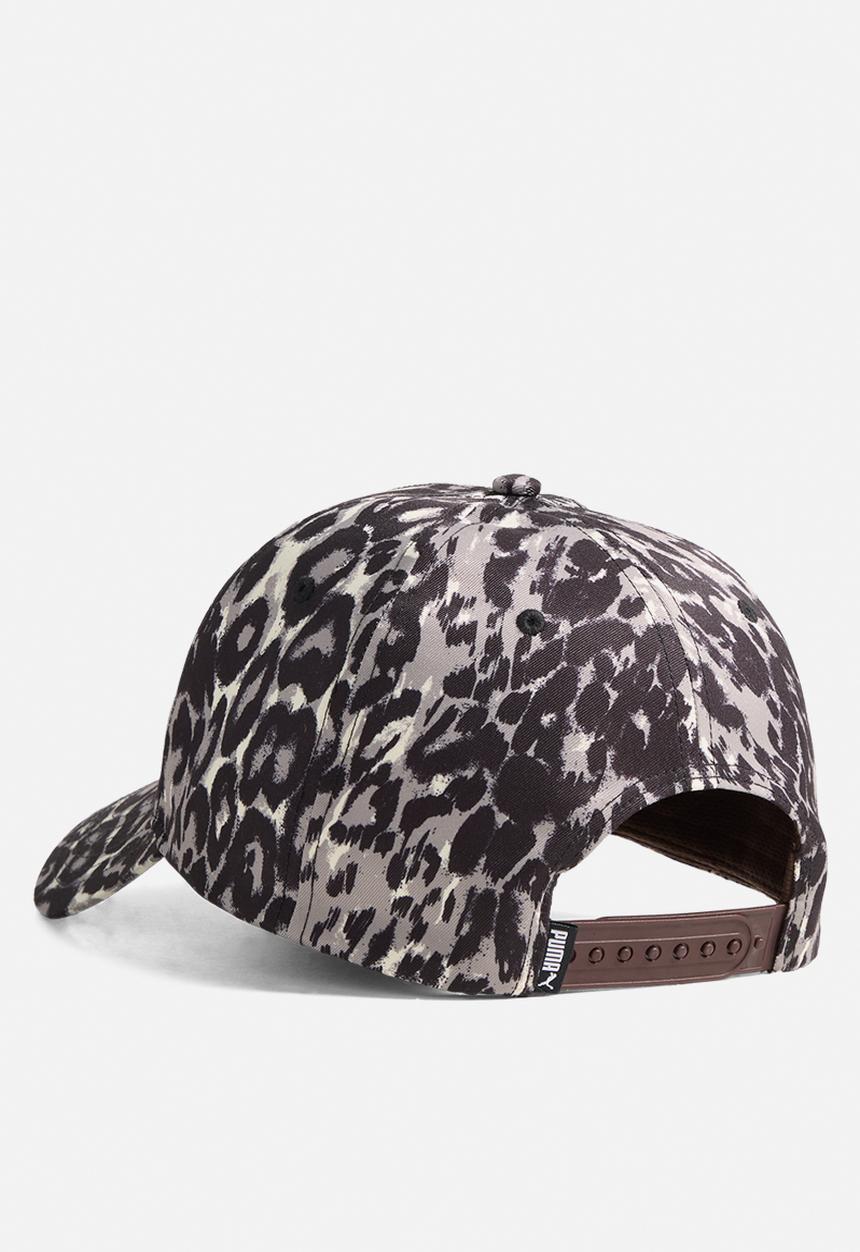 PUMA - Ess Elevated Aop Bb Cap - Buttercream-Leopard