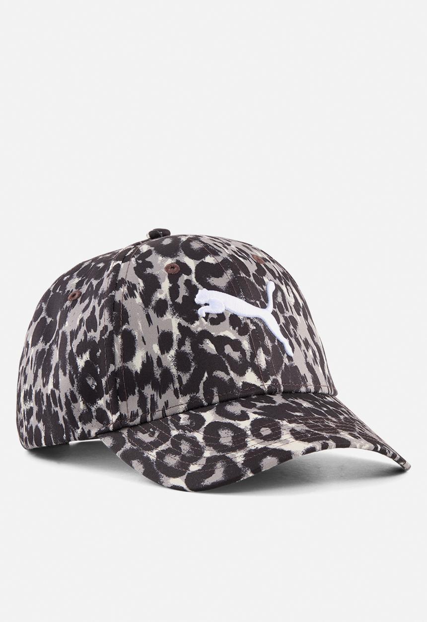 PUMA - Ess Elevated Aop Bb Cap - Buttercream-Leopard