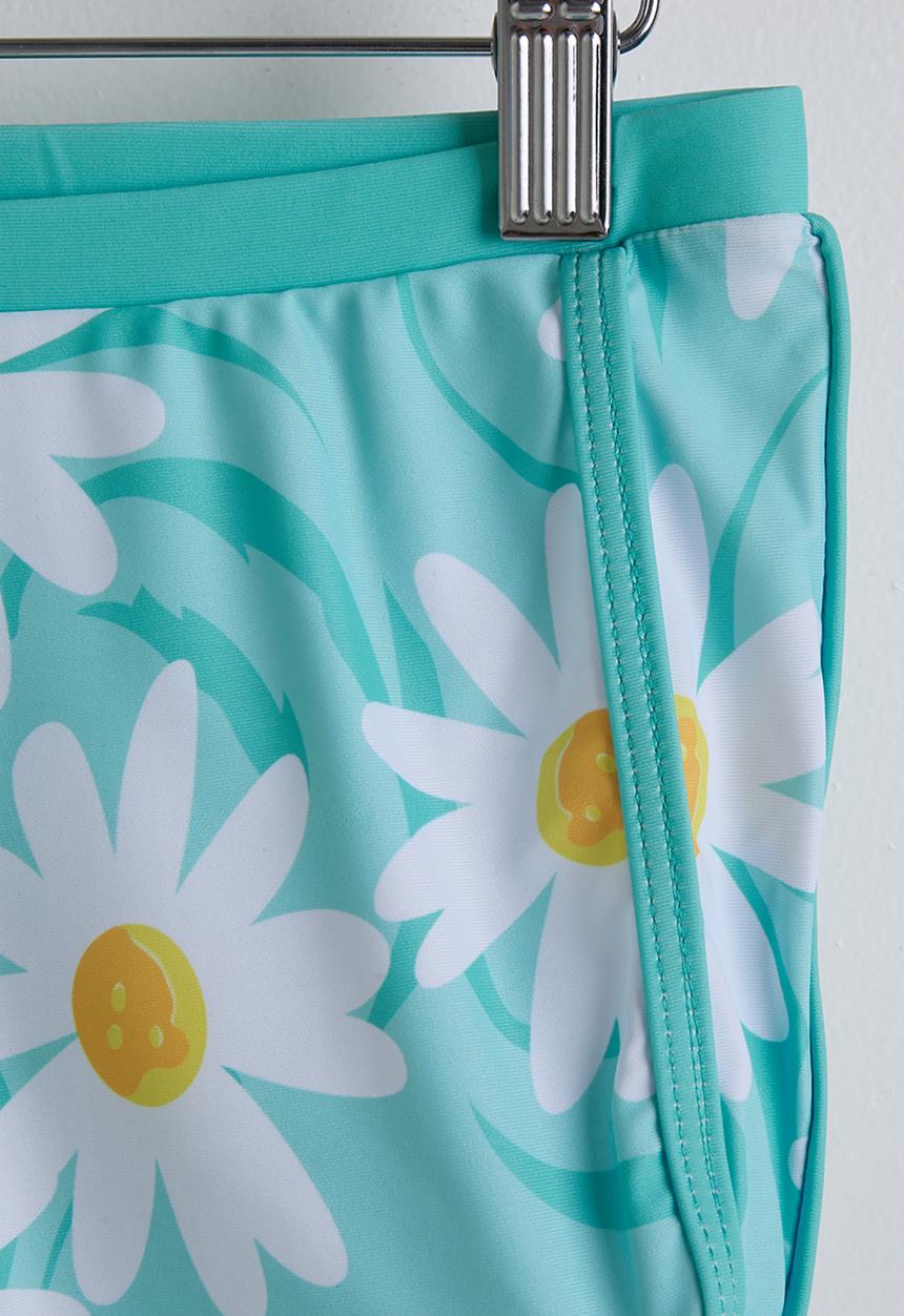 Pop Candy - Rash guard with matching bottoms - aqua blue/aop