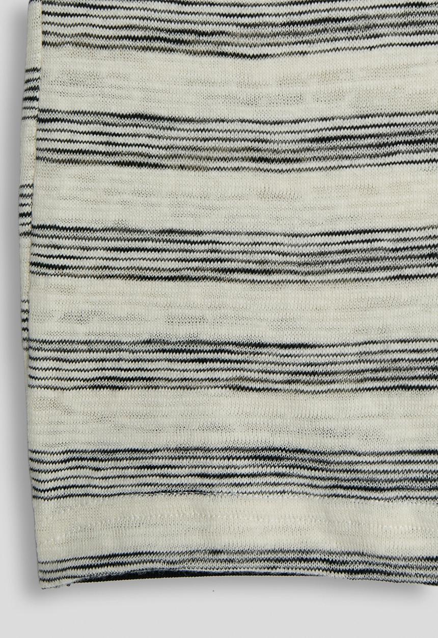 Pop Candy - Striped tank top - off white/grey