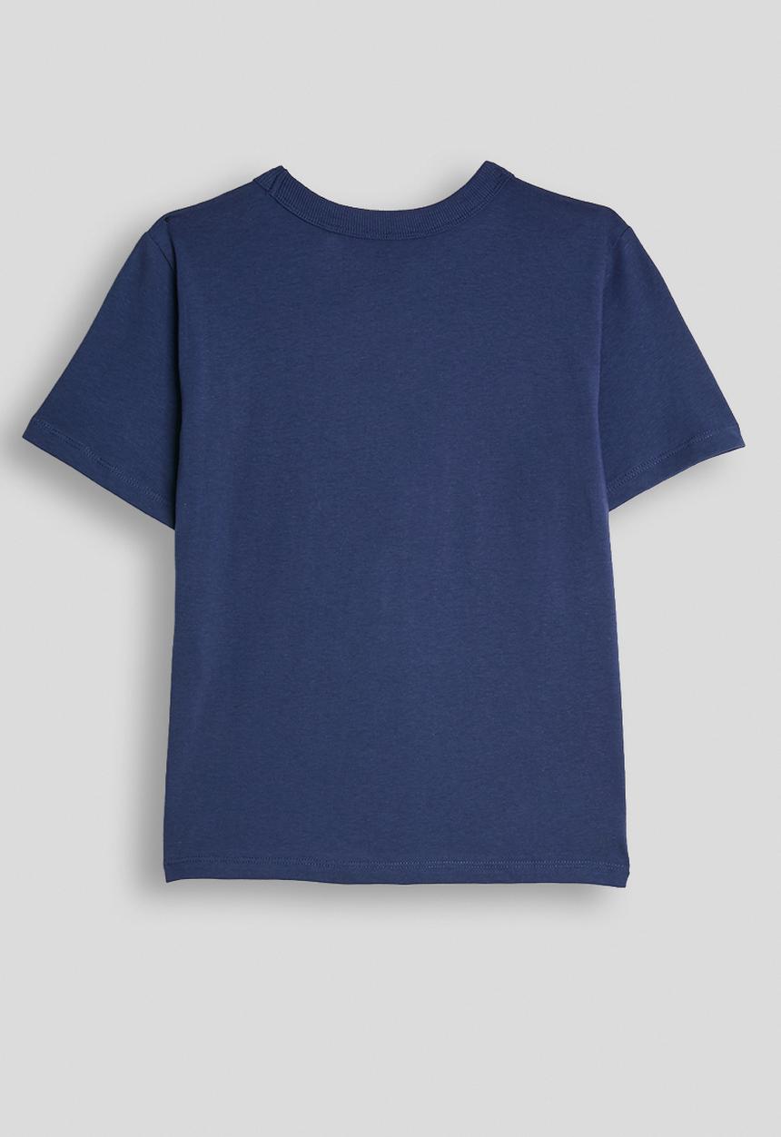 Cotton On - Essential Short Sleeve Graphic Tee - Denim Navy/All Bowed Up