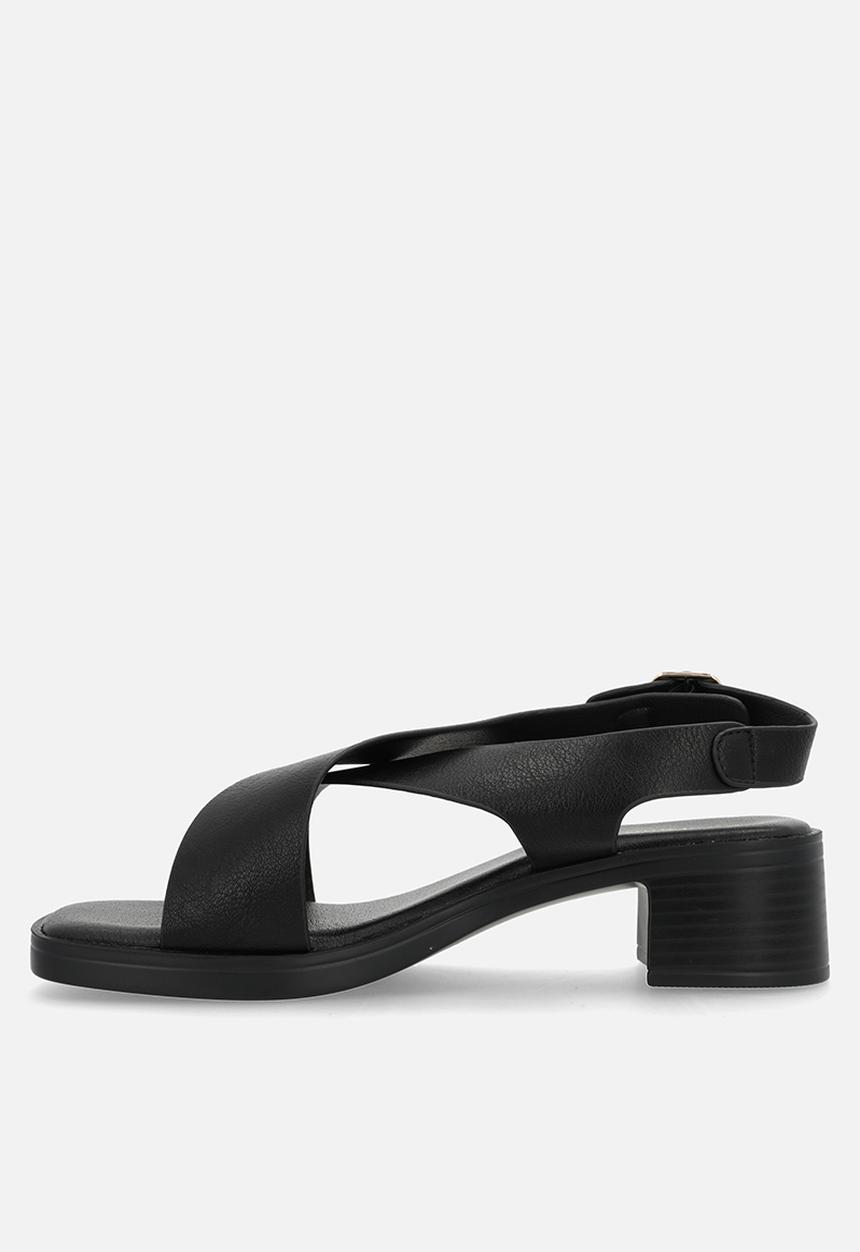 Butterfly Classics - Esmee 1 cross strap heel - black