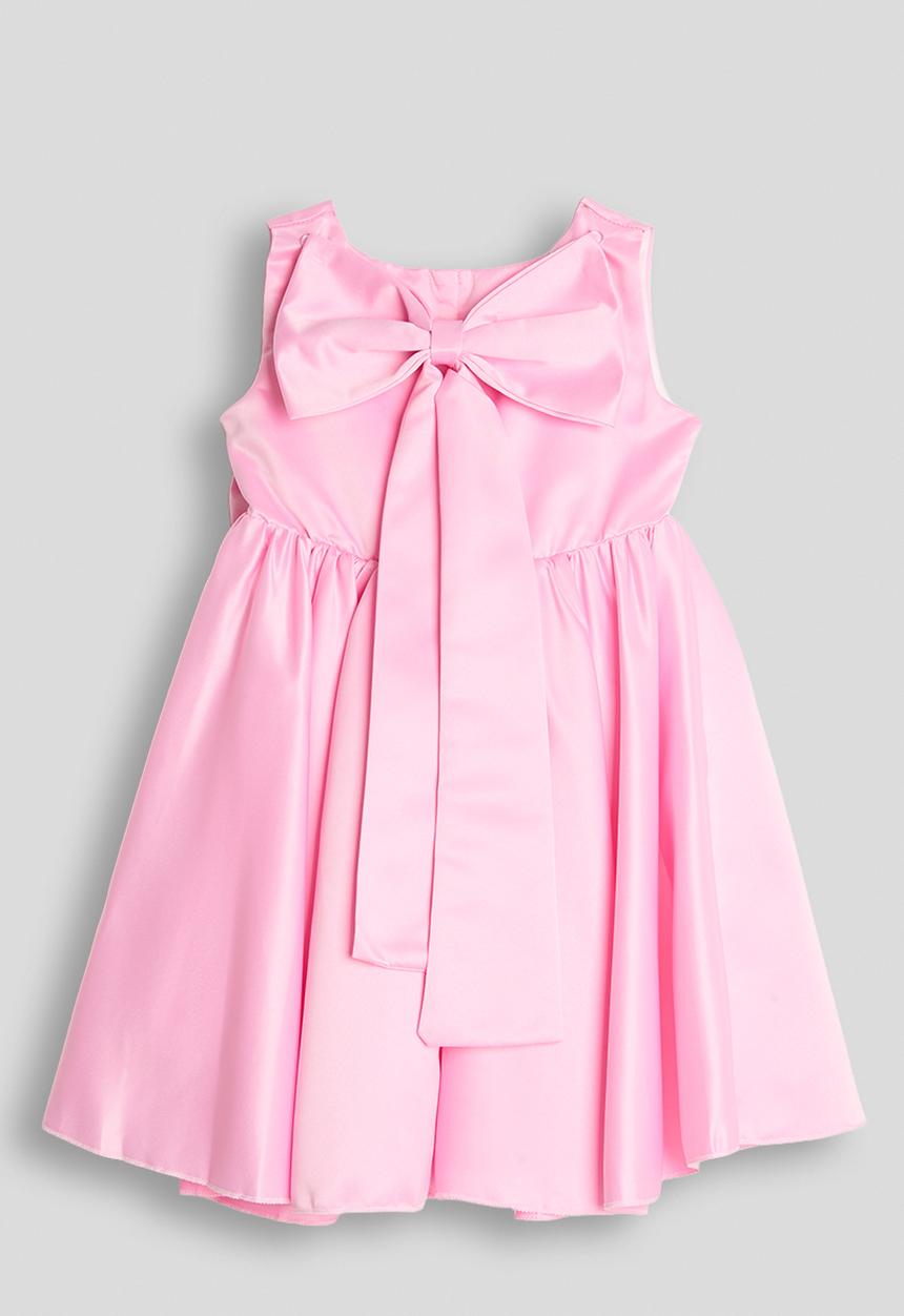 Pop Candy - Sleeveless satin bow dress - light pink