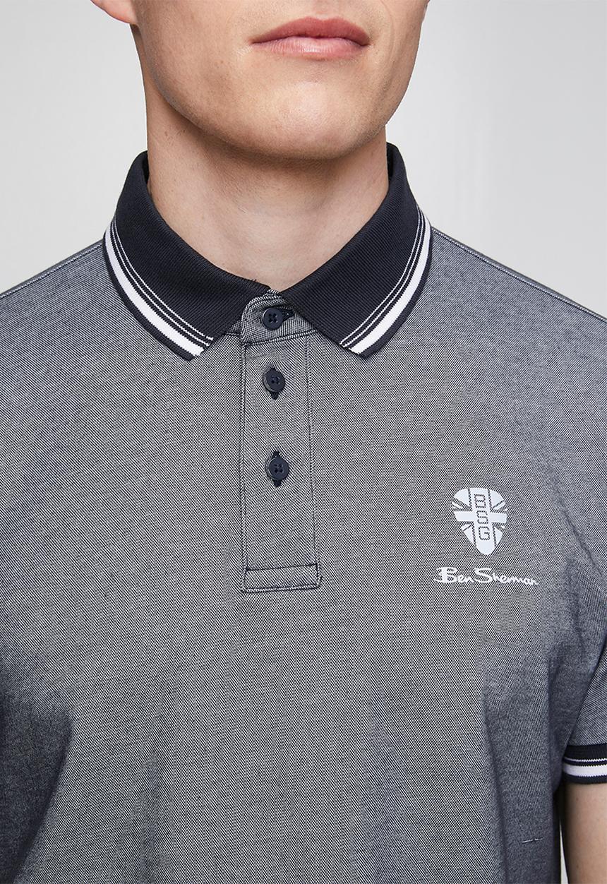 Ben Sherman - Badge Polo Ss - navy 