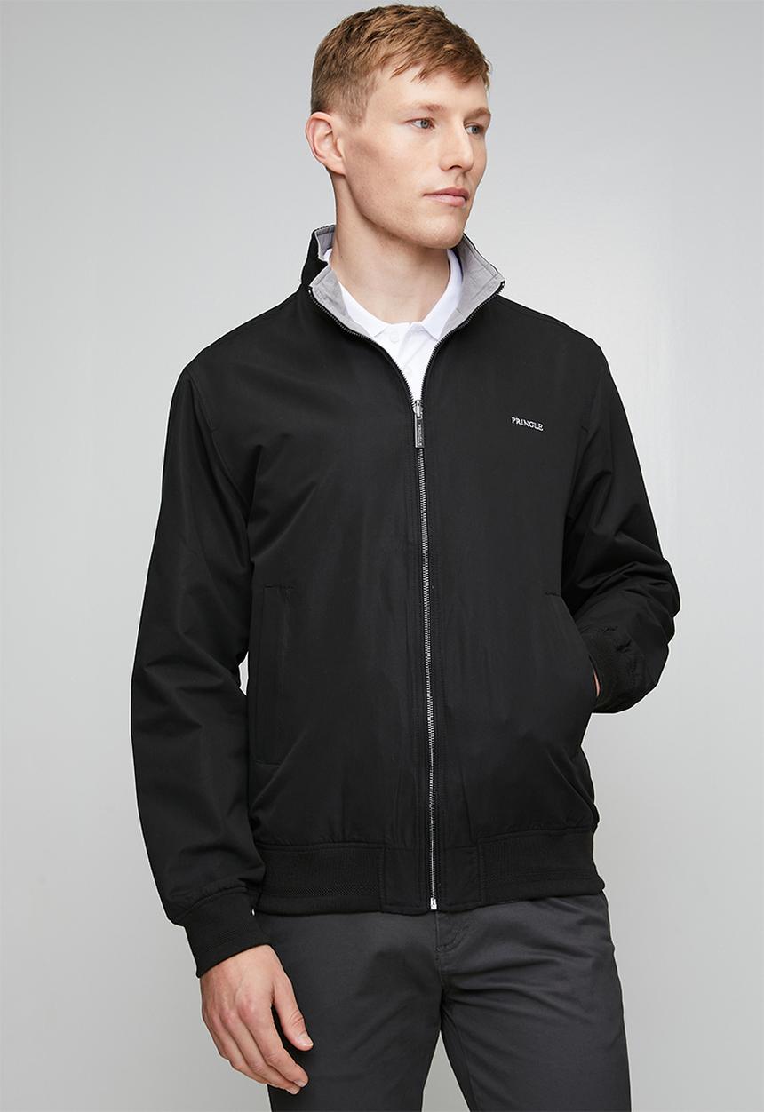 Pringle of Scotland - Larry Ultra-lightweight, 2-in-1 Reversible Jacket - Black/Grey