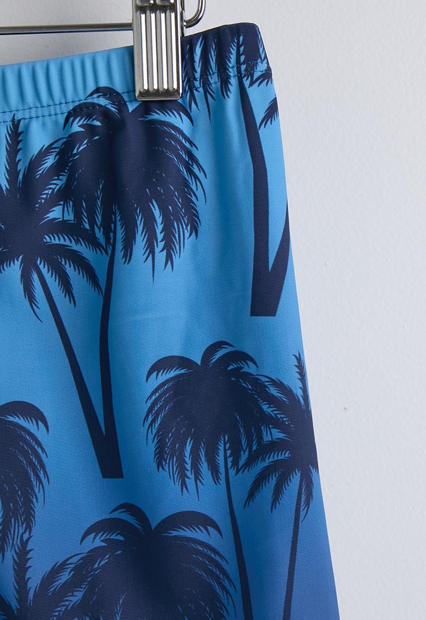Pop Candy - Rash guard and swim trunks - blue multi/aop