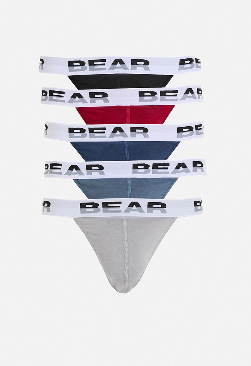 Bear - 5 Pack Core Tanga  - Multi 