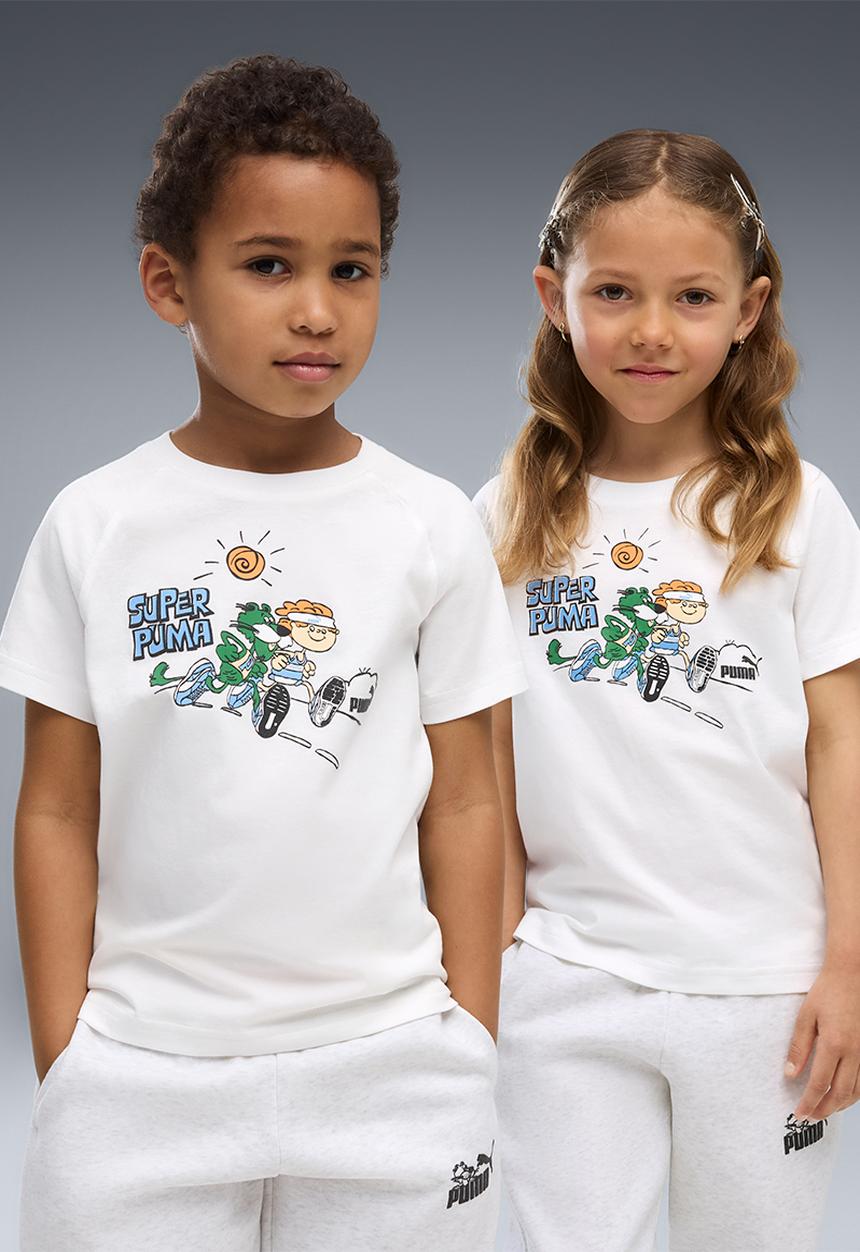 PUMA - Super Puma Tee Ps - Puma White