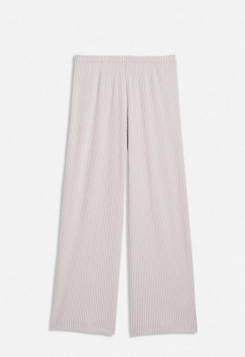 PUMA - Ess Ribbed Wide Leg Soft Touch Pants G - Misty Pink Heather