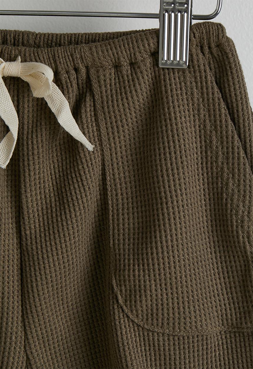 Pop Candy - Tee and shorts - army green