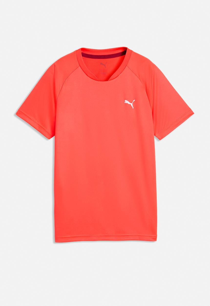 PUMA - Active Sports Poly Back Graphic Tee B - Ultra Red