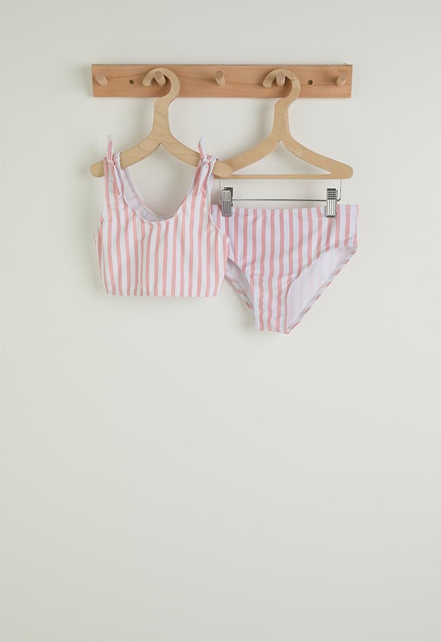 Pop Candy - Striped bikini - pink