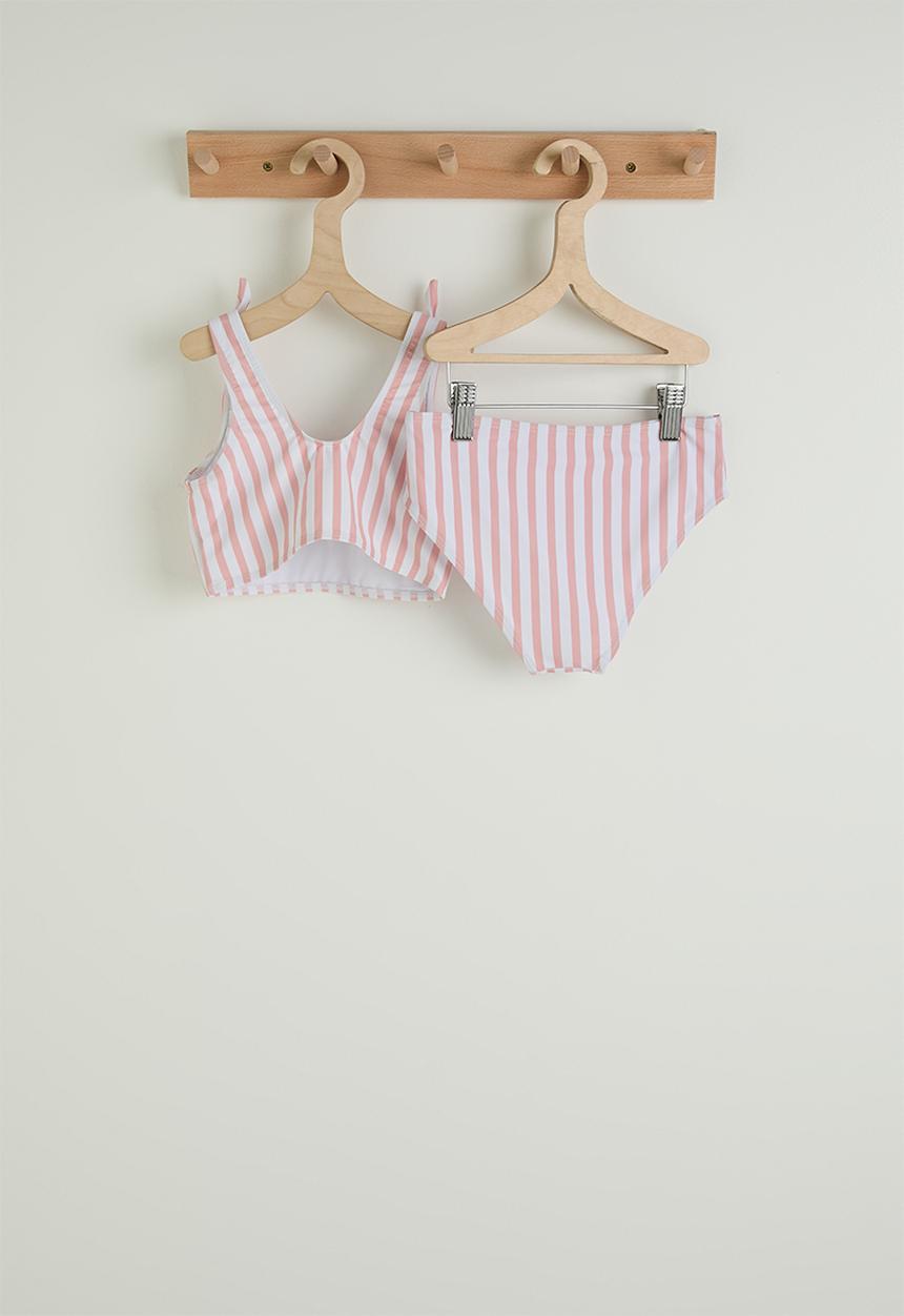 Pop Candy - Striped bikini - pink