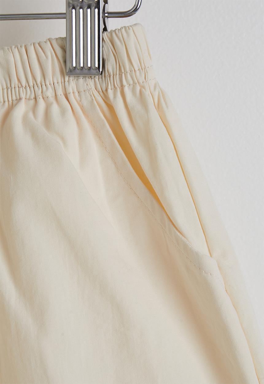 Pop Candy - Square neck blouse & shorts - off white