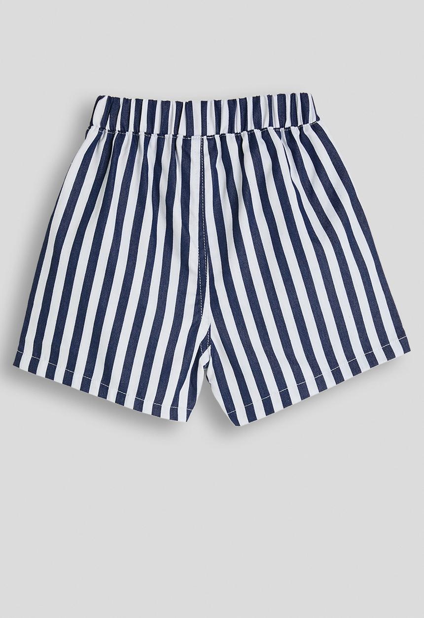 Pop Candy - Striped regular fit shorts - navy