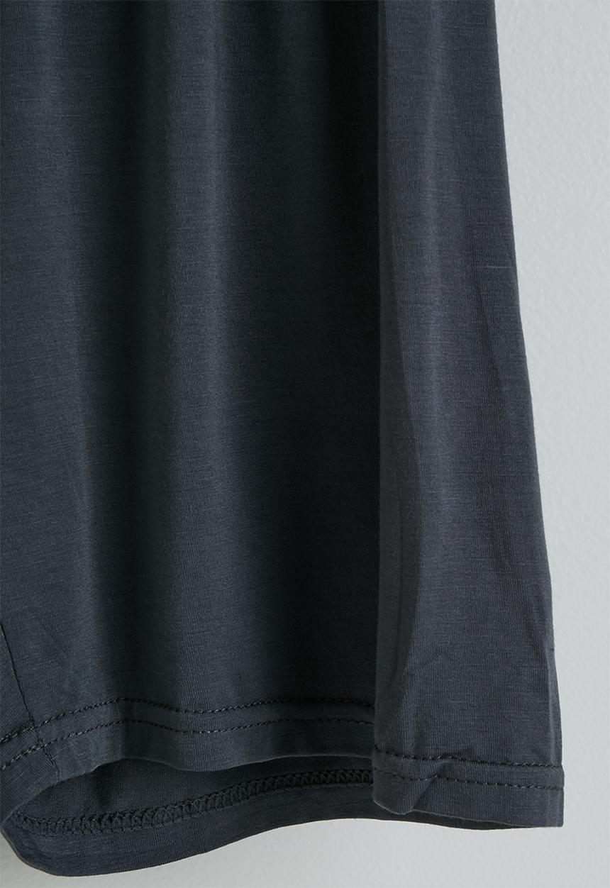 Pop Candy - Tee and shorts - grey/black