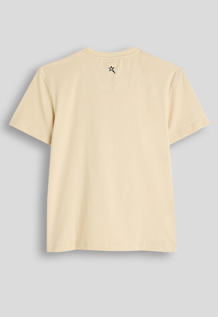 SOVIET - Boys Short sleeve Crew Neck Tee Box Fit - Ecru
