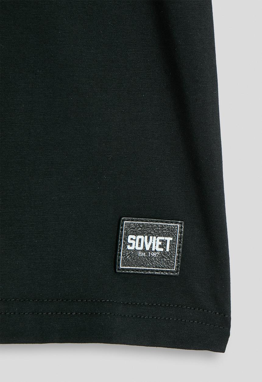SOVIET - Boys Short sleeve Crew Neck Tee - Black