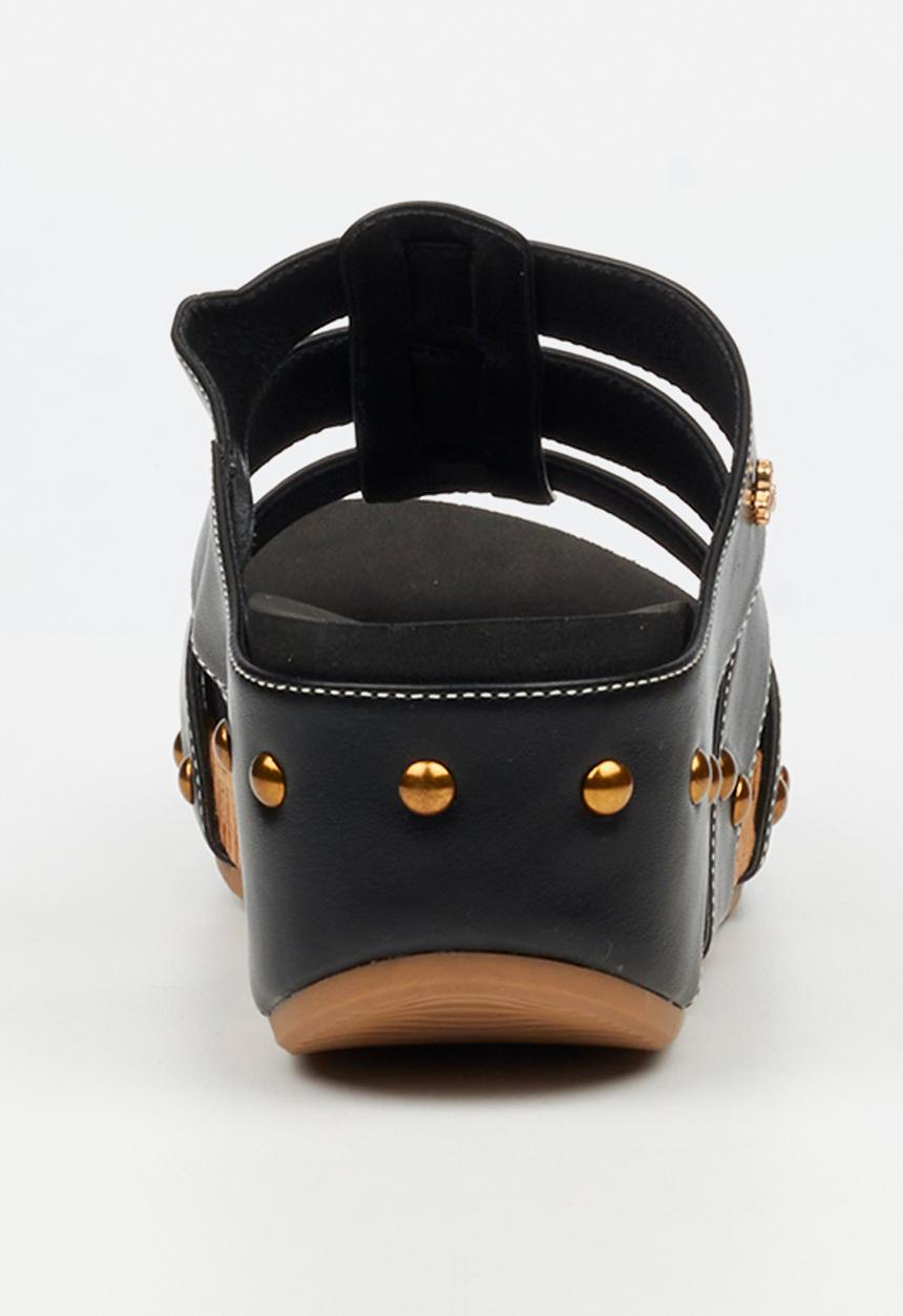 Butterfly Feet - Dido 7 mule sandal - black