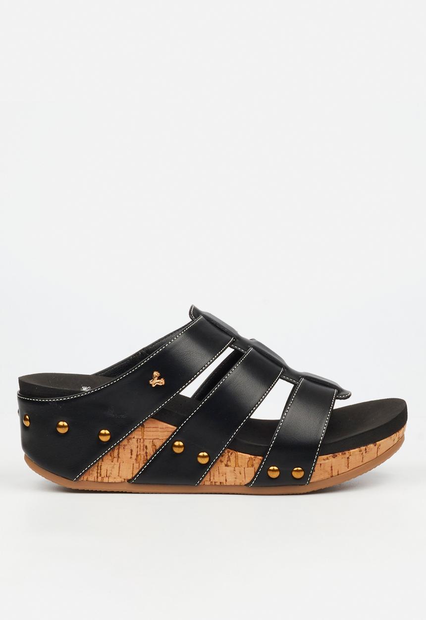 Butterfly Feet - Dido 7 mule sandal - black