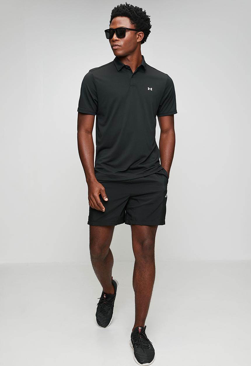 Under Armour - UA Tee To Green (T2G) Pique Golfer - Black